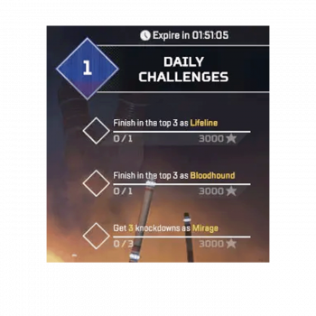 Daily Challenges boost in Apex Legends
