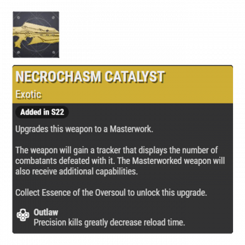 Necrochasm Catalyst boost