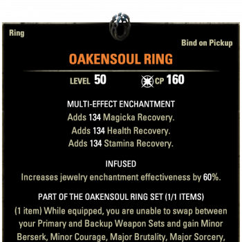 Oakensoul Ring boost