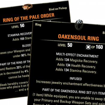 ESO Ring Bundle: Oakensoul + Pale Order