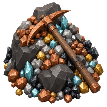 The Forge rare ores for crafting