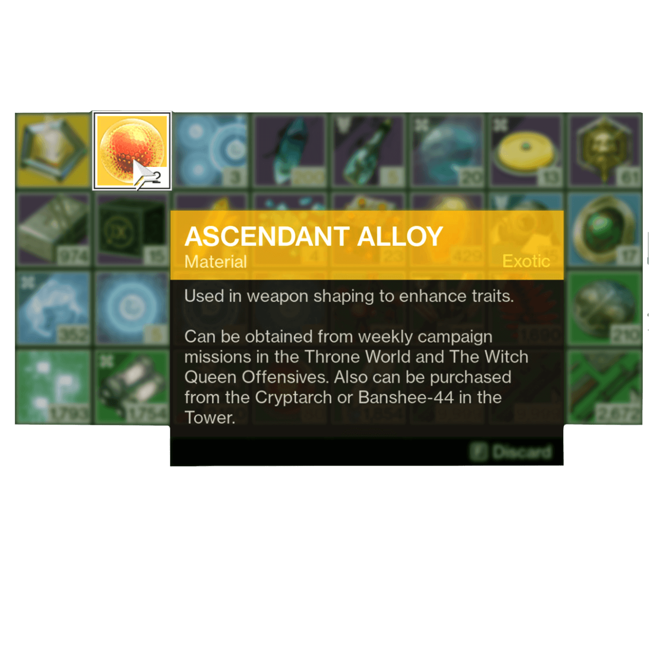 Ascendant Alloy farm boost