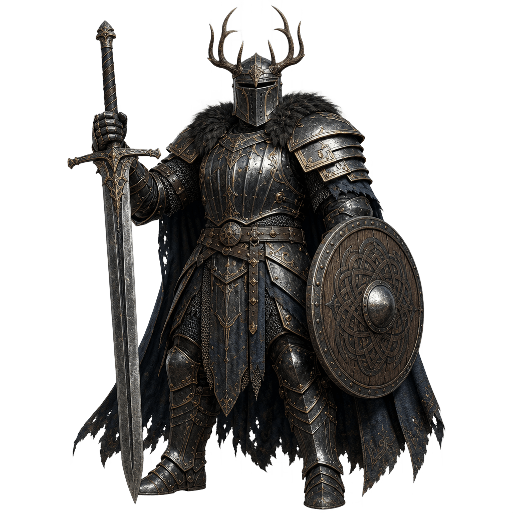 Mistfall Hunter class matched weapon and armor set