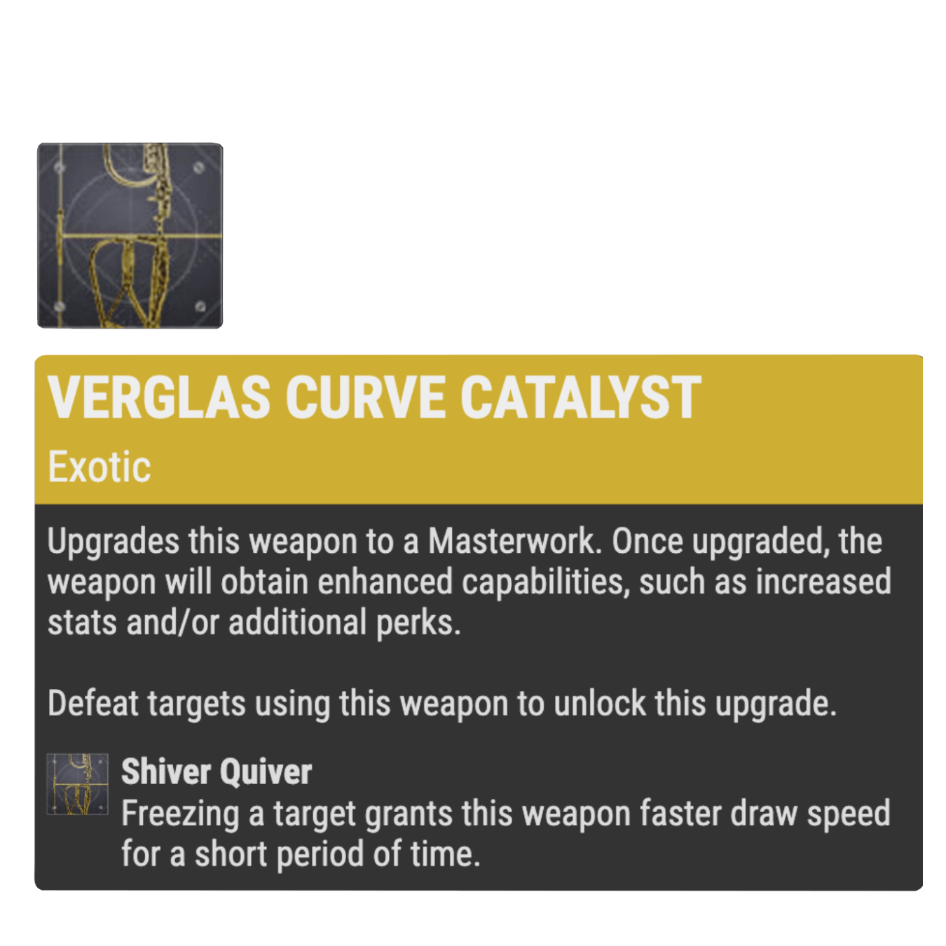 Verglas Curve Catalyst boost