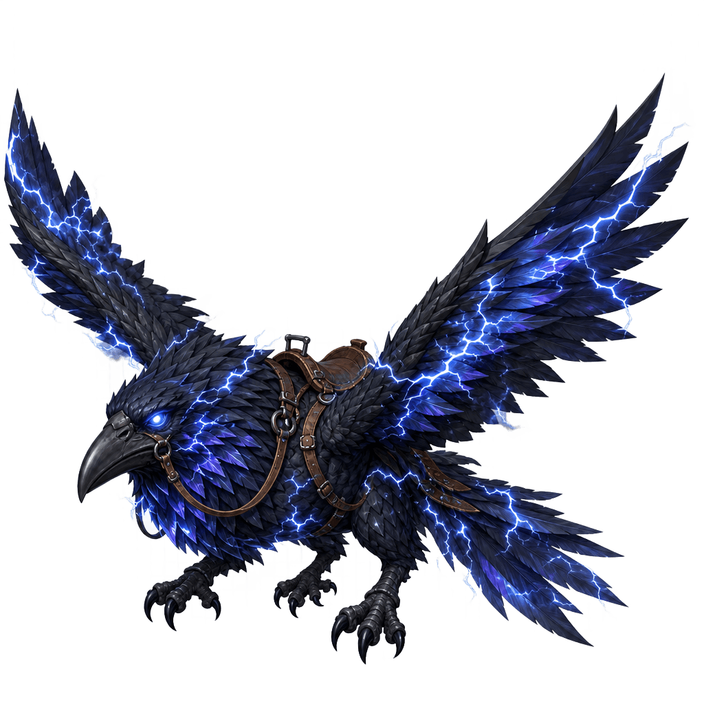 Stormcrow Mount and 300 Platinum Coins