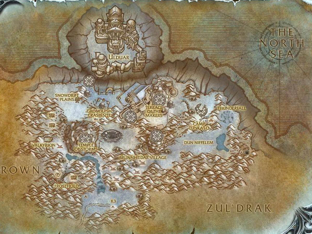 WotLK Zones