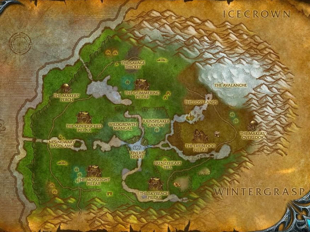 WotLK Zones