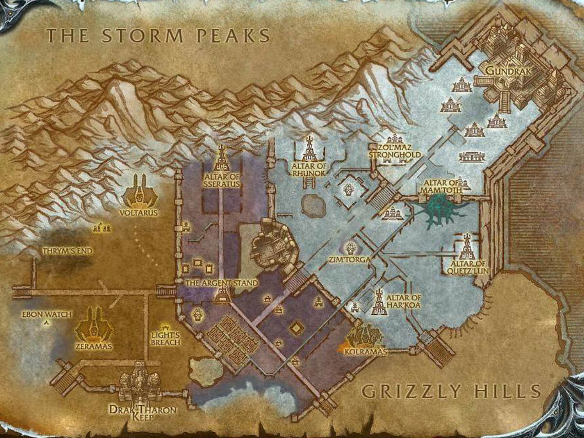 WotLK Zones